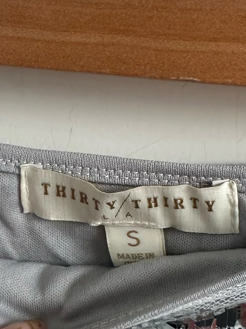 NWT Thirty Thirty LA Silver Sequin Mini Skirt